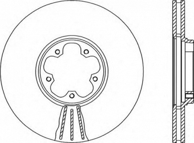 OPEN PARTS bda194620 -  Тормозной диск